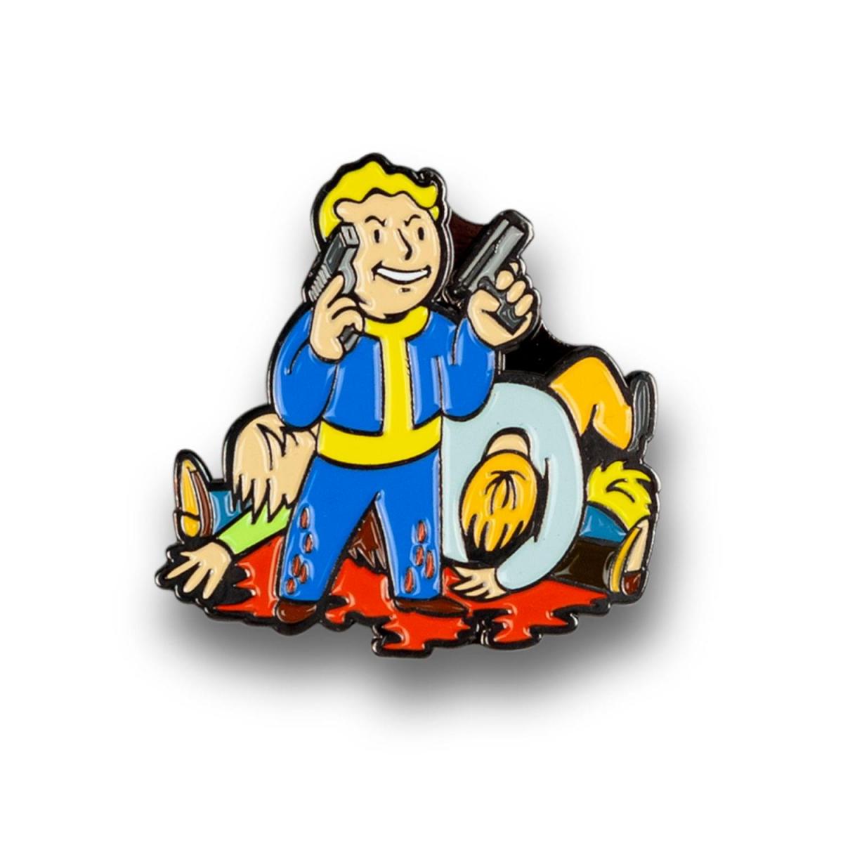 Fallout Vault Boy "Better Criticals" Enamel Collector Pin picture