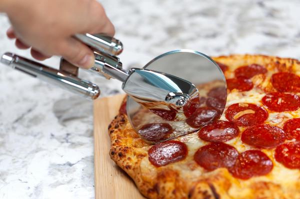 Star Trek TOS Stainless Steel USS Enterprise Pizza Cutter picture