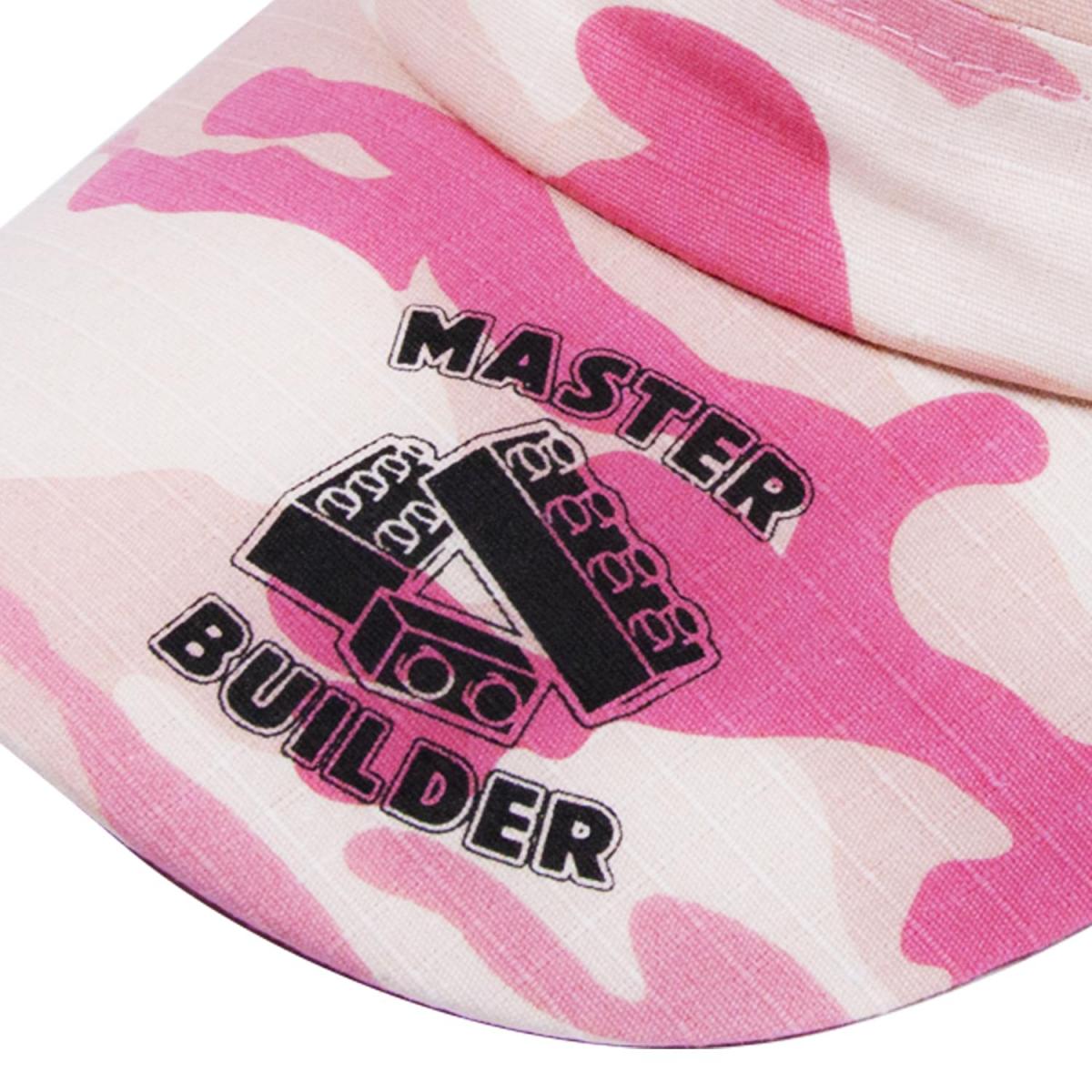 Master Builder Pink Camo Military Cap picture