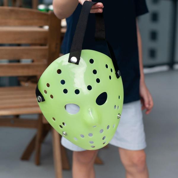Friday the 13th Jason Adult Costume Mask - GITD Version picture