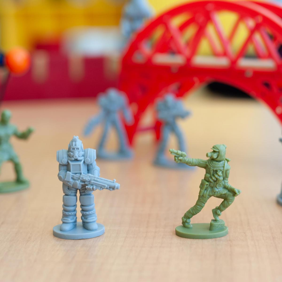 Fallout Nanoforce S1 Army Builder Figures - Bagged Version 3 picture