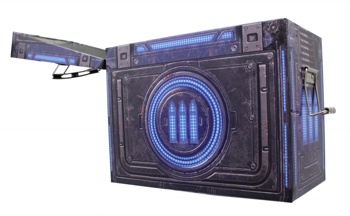 Gears of War 8.5 x 4.25 Inch Tin Ammo Storage Box picture