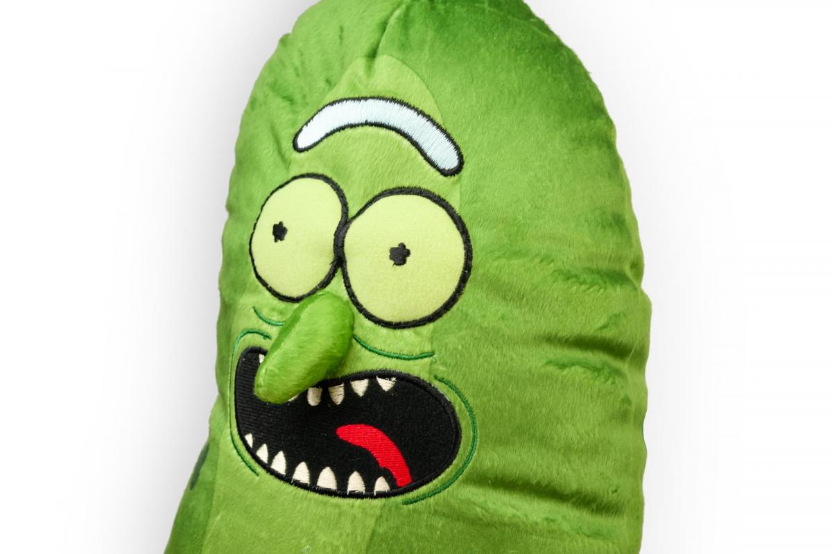 Rick and Morty 20" Pickle Rick Plush Pillow picture