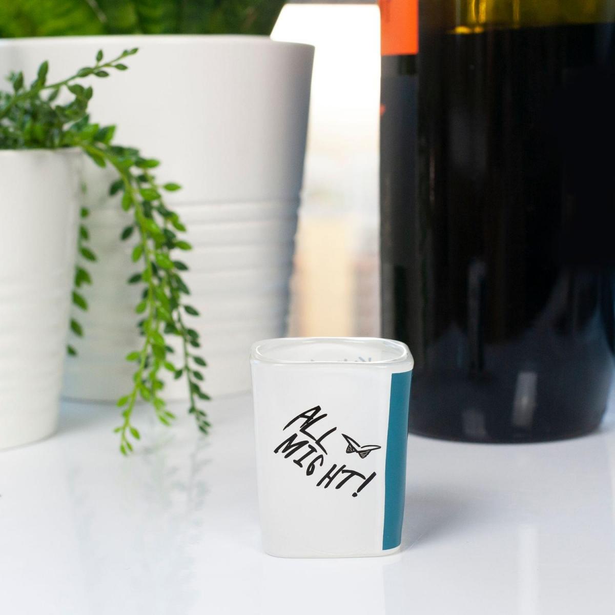 My Hero Academia Izuku Notebook 1.5oz Square Shot Glass picture