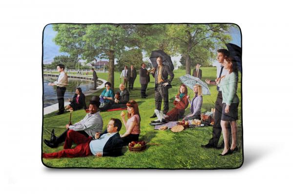 The Office Sunday Afternoon 45x60 Fleece Throw Blanket