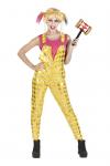 Harlequin Adult Costume Crop Top & Jumpsuit | Large