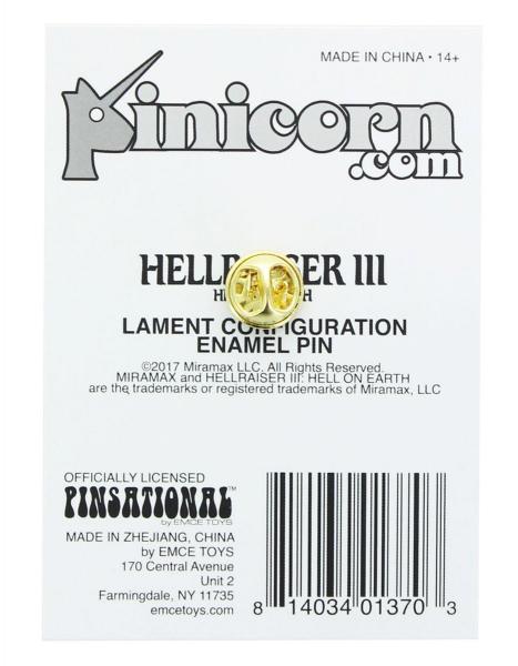Hellraiser Lament Configuration Collectible Enamel Pin picture
