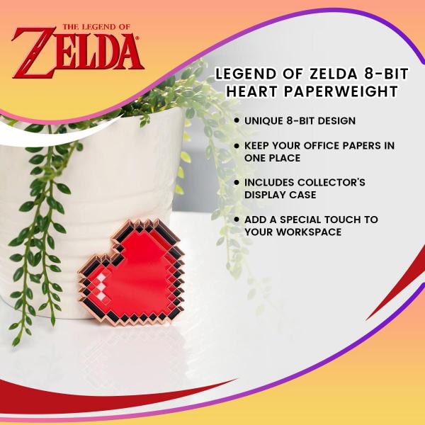 Legend of Zelda Heart Paperweight picture