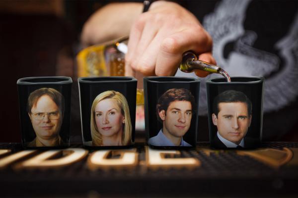 The Office Character Shot Glass Set of 4 picture