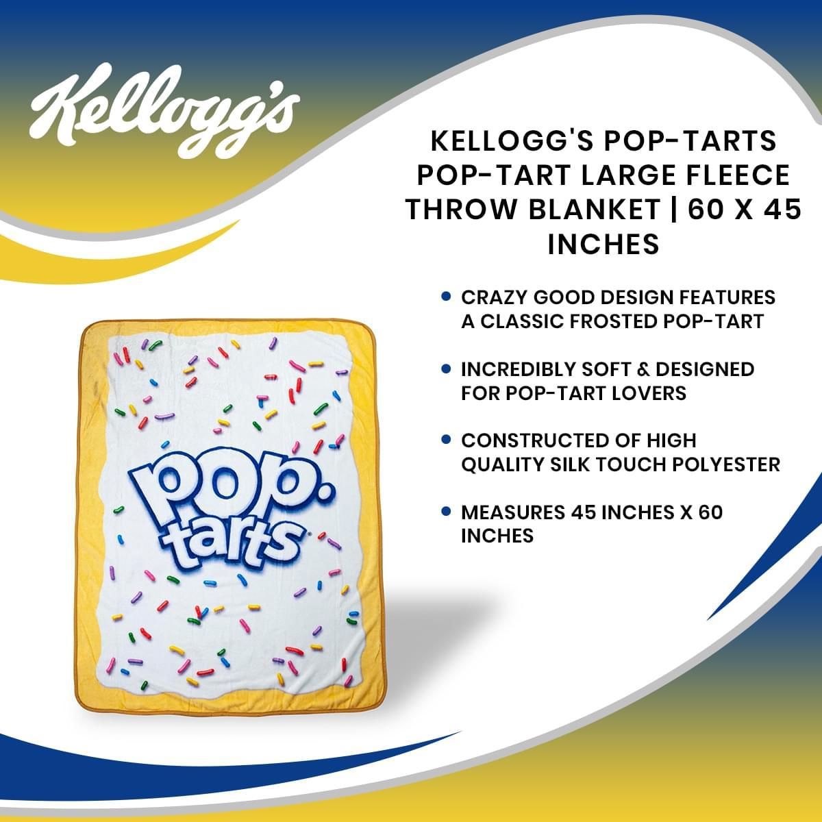 Kellogg Pop-Tarts 45x60 Inch Fleece Throw Blanket picture