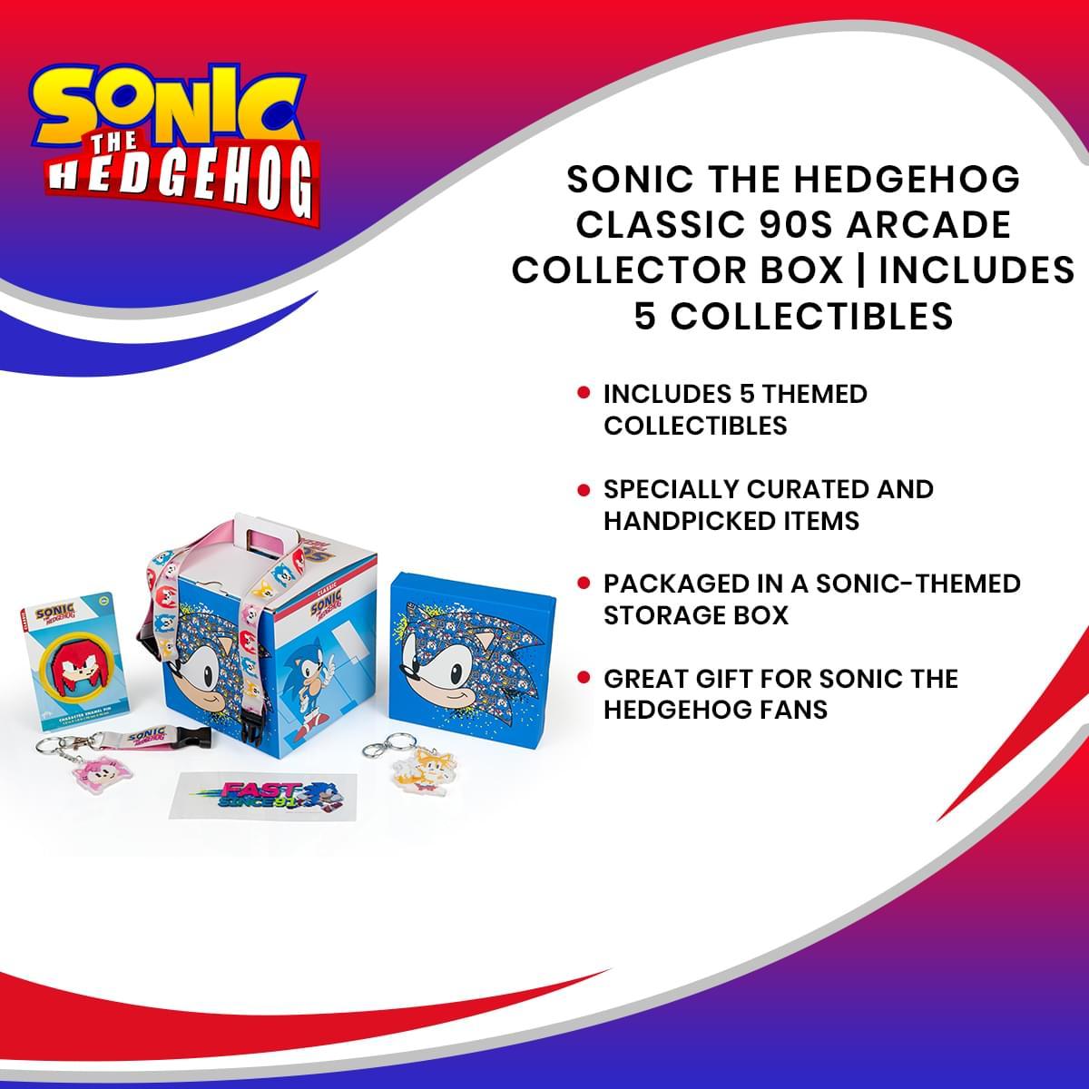 Sonic 90s Arcade Collectors Box | 5 Themed Collectibles picture