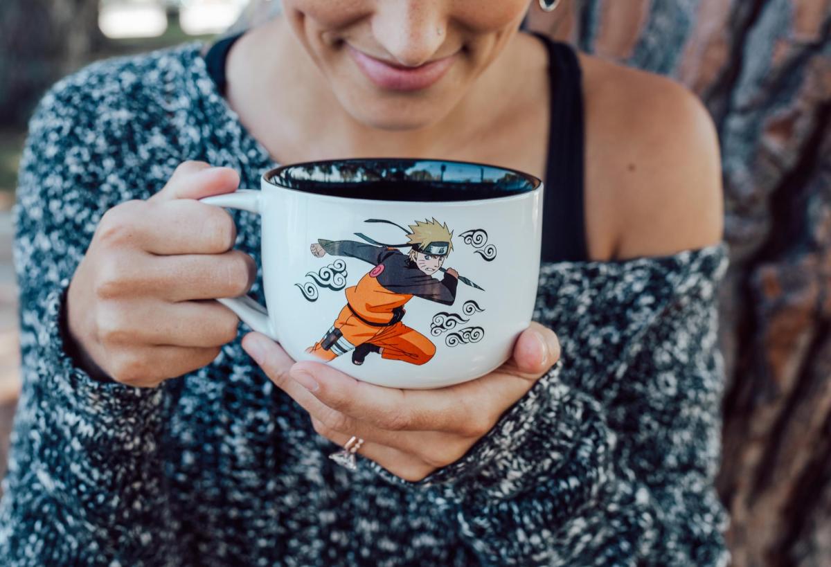 Naruto 20oz Ceramic Soup Mug with Spoon picture