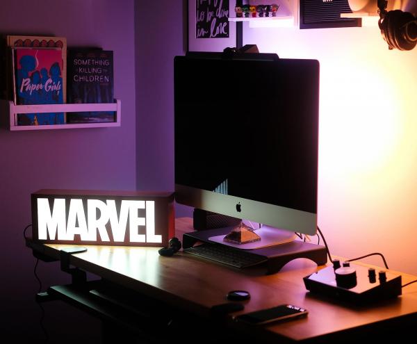 Marvel Official Logo 16.5 Inch USB/Electric Light Box picture