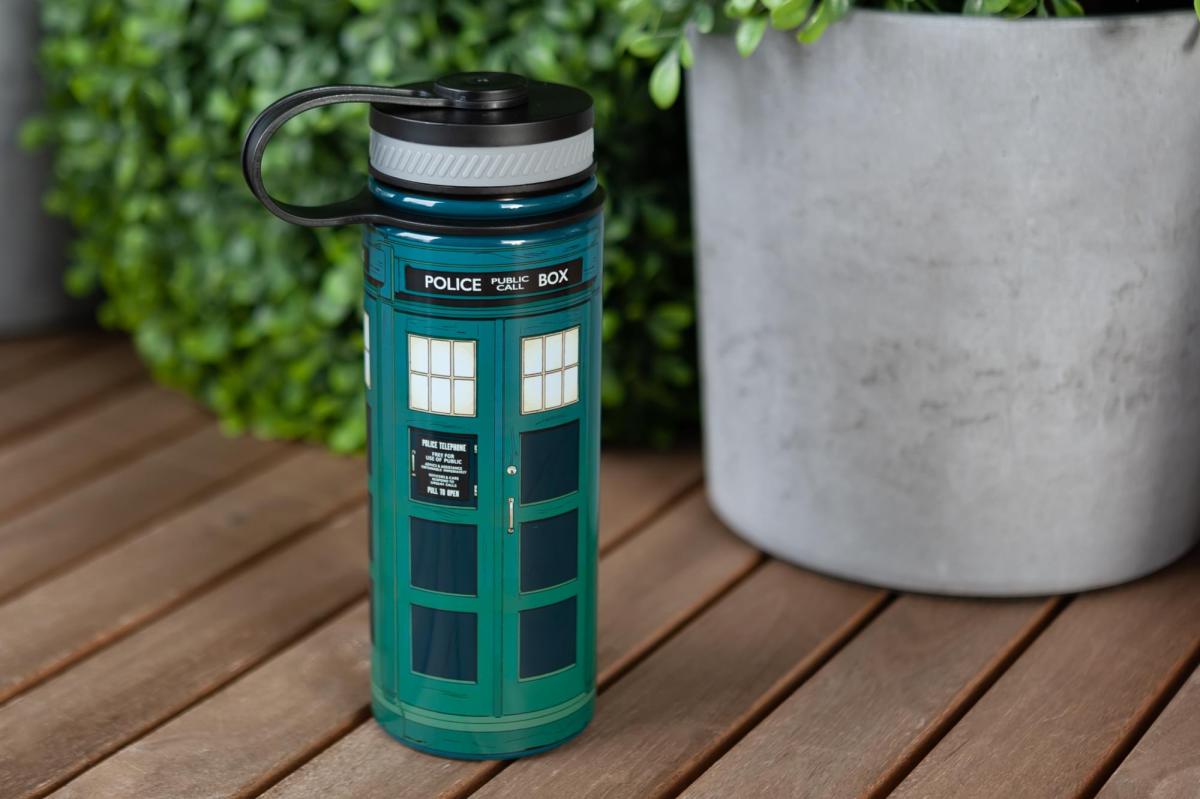 Doctor Who 13th Doctor TARDIS Stainless Steel Water Bottle picture