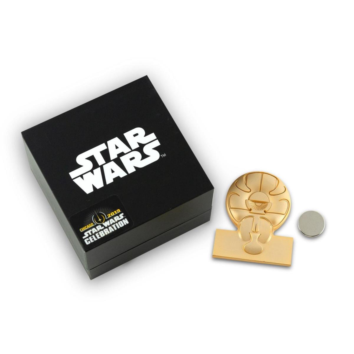 Star Wars Exclusive Medal of Yavin 24k Gold Plated Pin picture