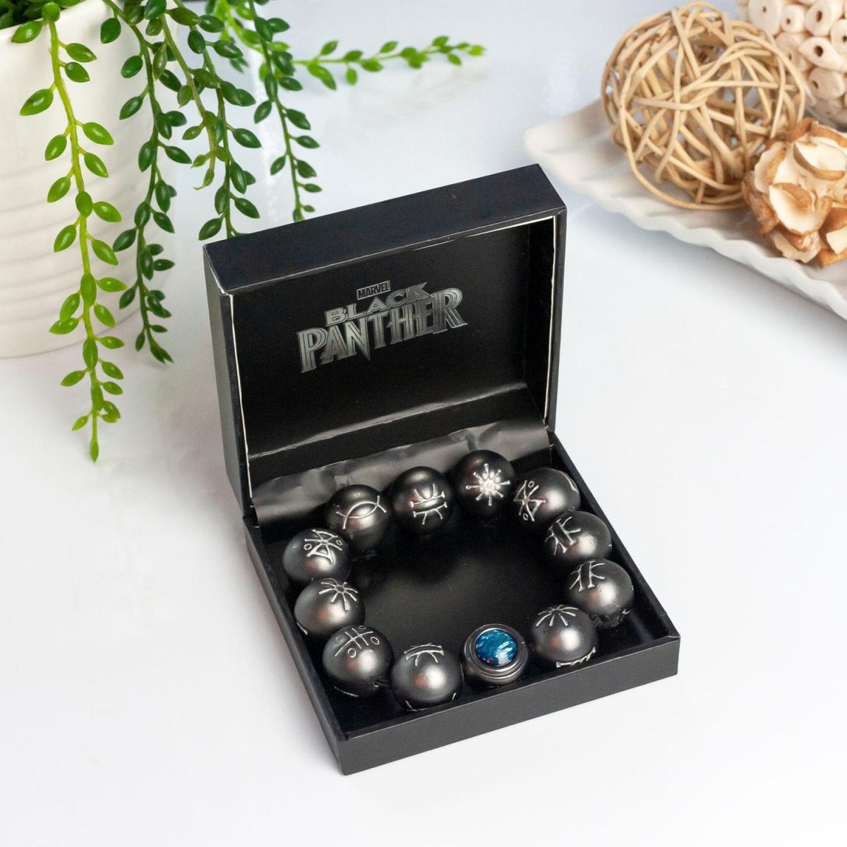 Marvel Black Panther Kimoyo Bead Bracelet, Blue picture