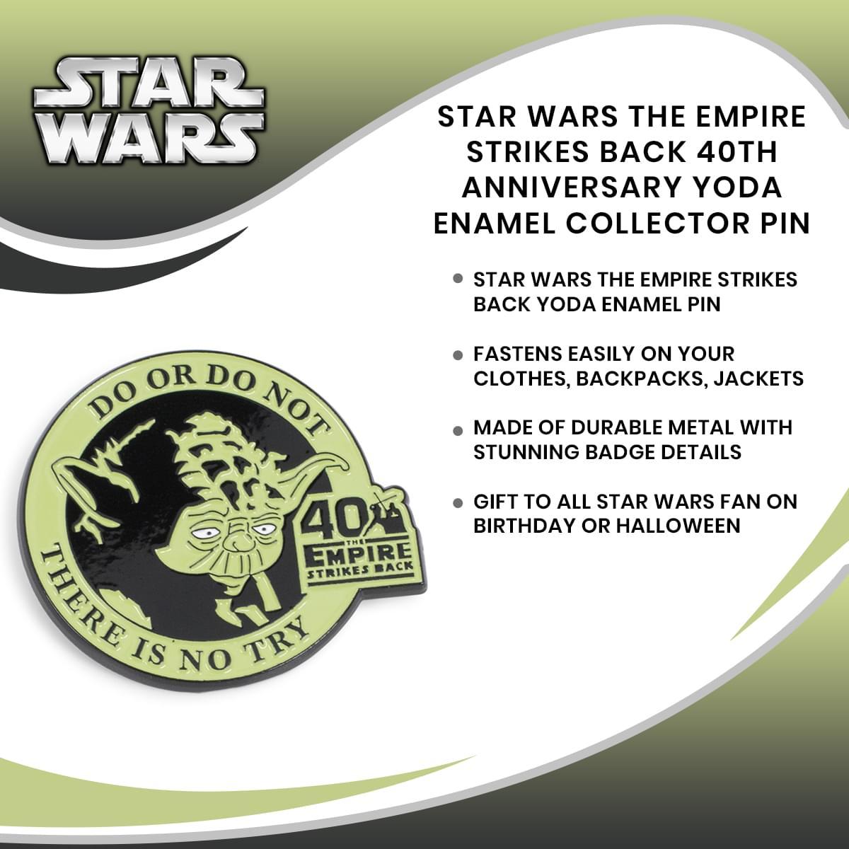 Star Wars Empire 40th Anniversary Yoda Enamel Pin picture