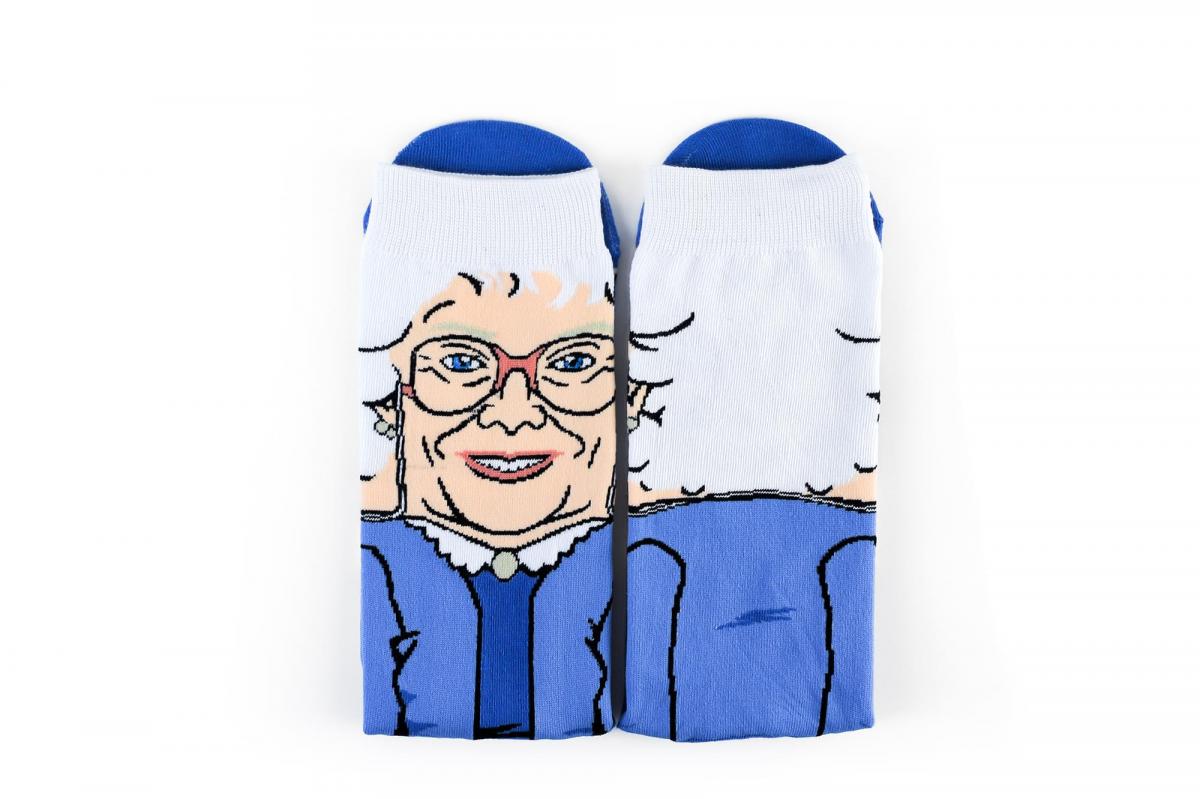 Golden Girls All-Over Graphic Adult Crew Socks | Sophia picture
