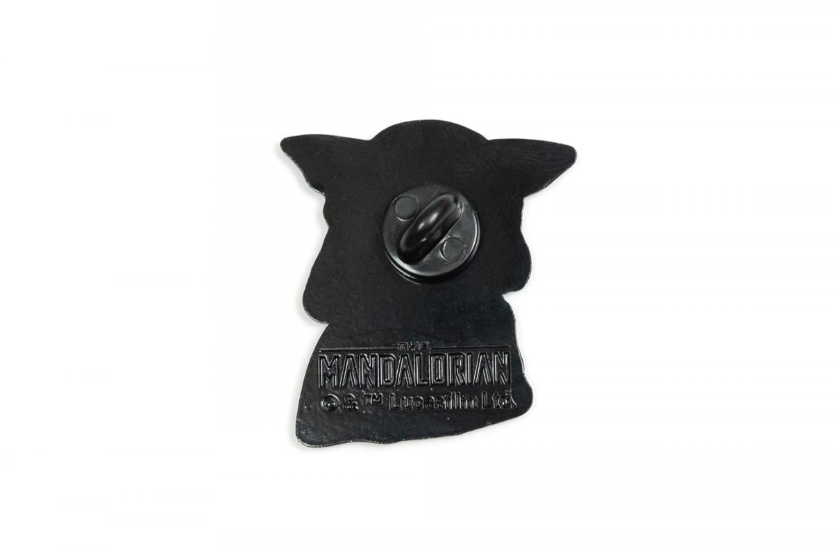 Star Wars Mandalorian Child With Soup Bowl Enamel Pin picture