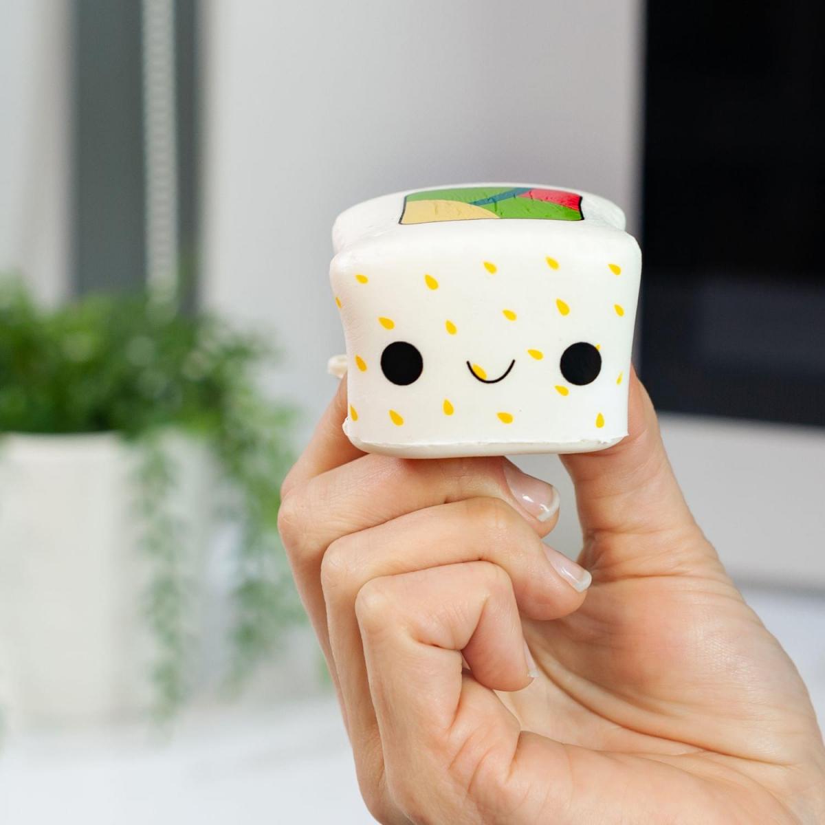 Smiling Sushi Maki Roll Foam Squishy Toy picture