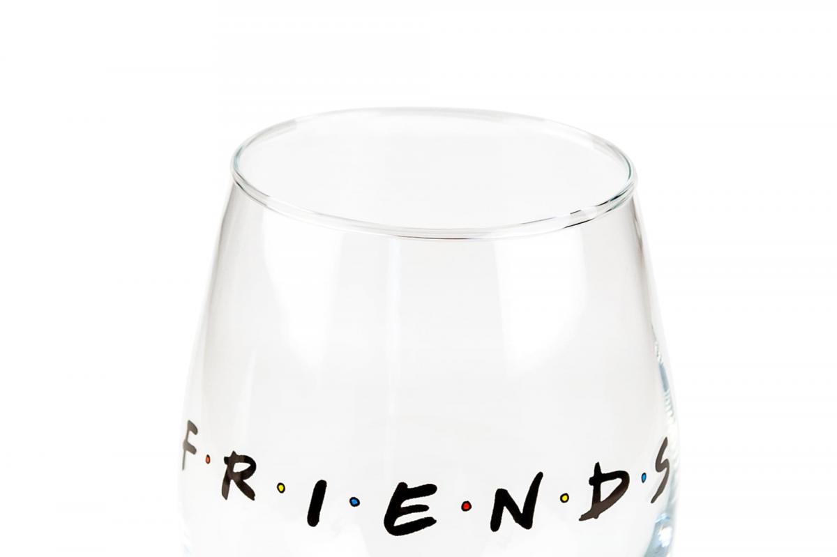 Friends Logo 20oz Stemless Wine Glass picture