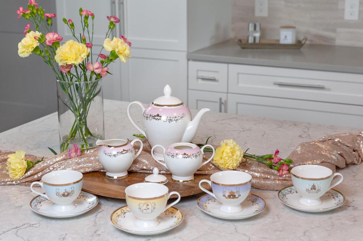 Disney Princess 13-Piece Ceramic Tea Set picture