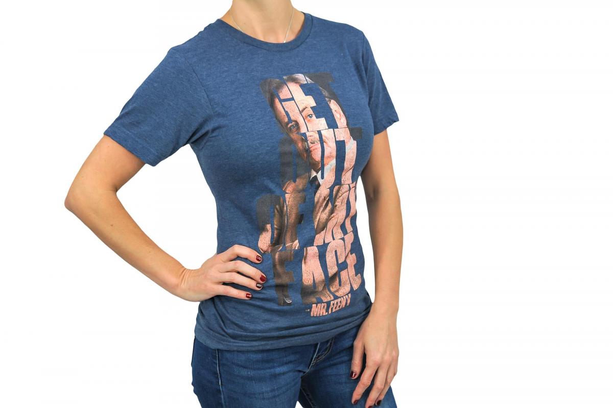 Boy Meets World Get Out Of My Face Adult Blue T-Shirt | XL picture