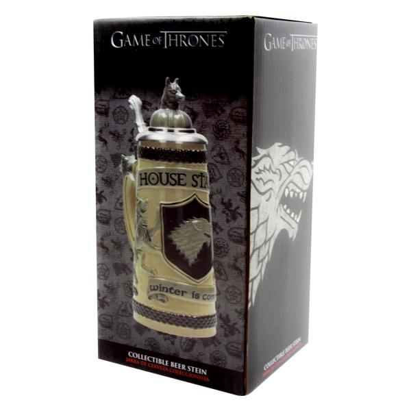 Game of Thrones 32oz Relief Ceramic Stein - House Stark picture