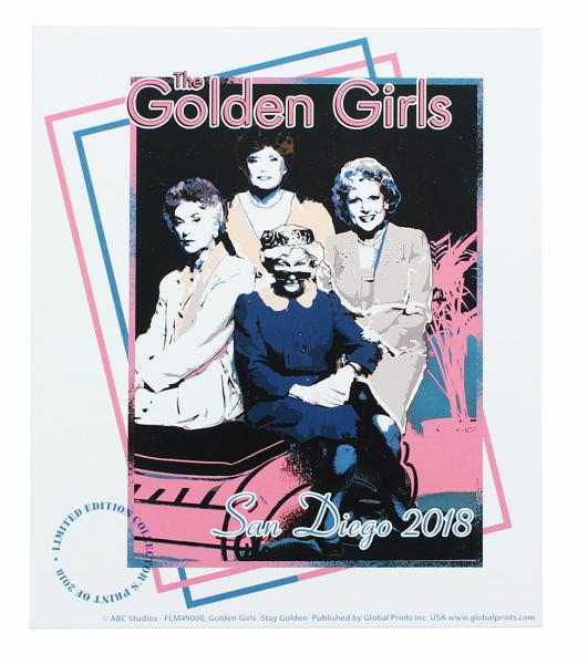 The Golden Girls 7?x6? Print Poster (SDCC Exclusive) picture