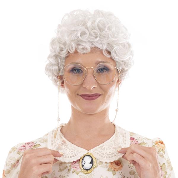 Golden Girls Sophia Adult Cosplay Costume Wig | White