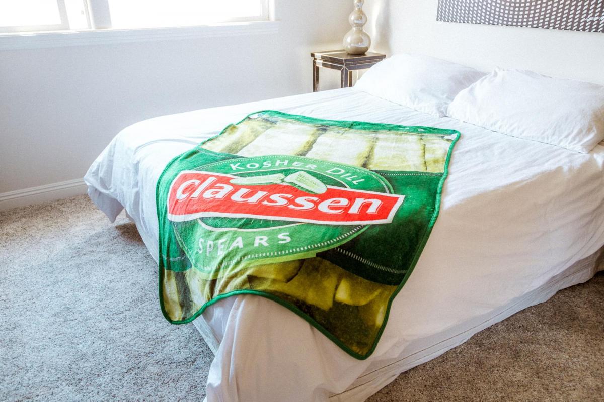 Claussen Pickles Fleece Throw Blanket picture