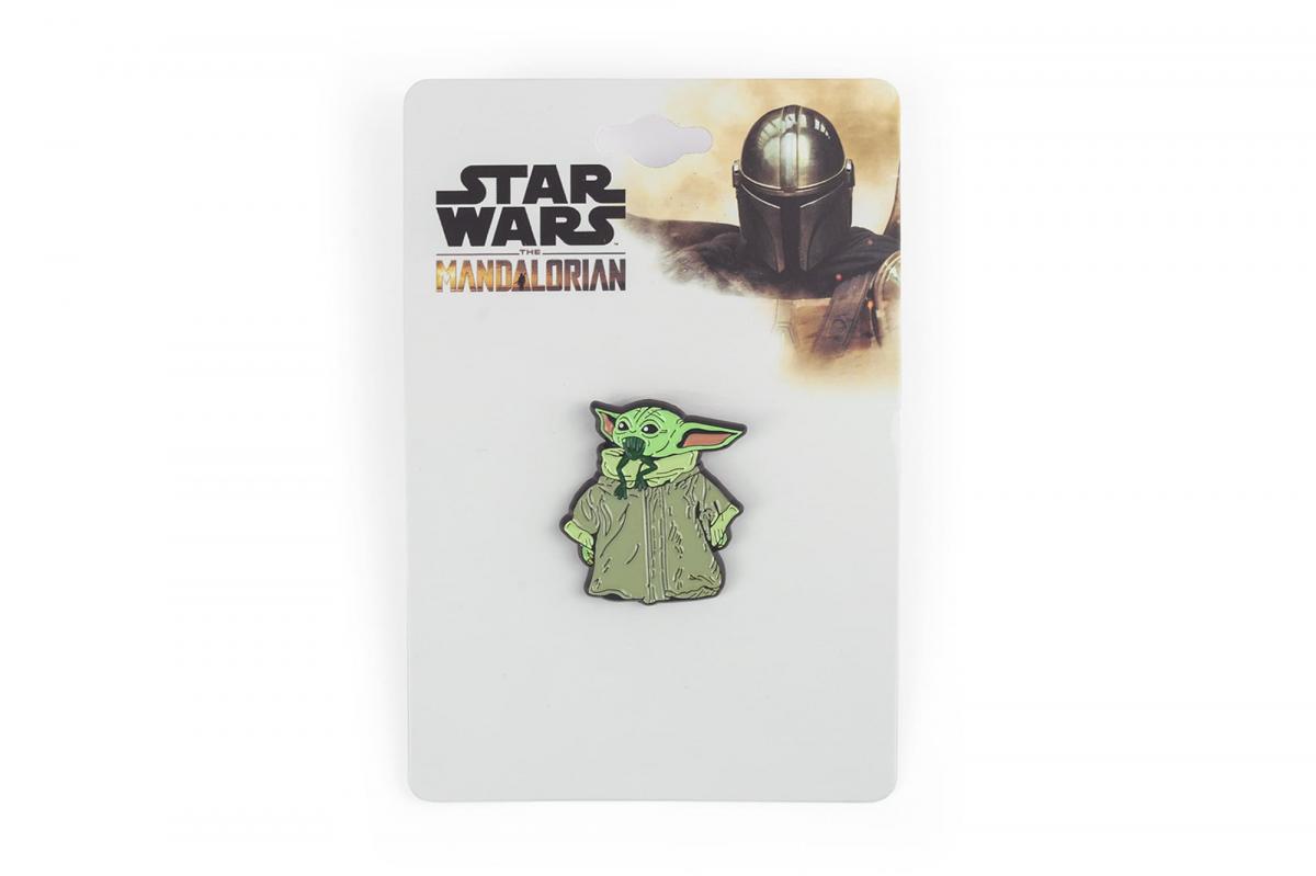 Star Wars The Mandalorian The Child Eating Frog Enamel Pin picture