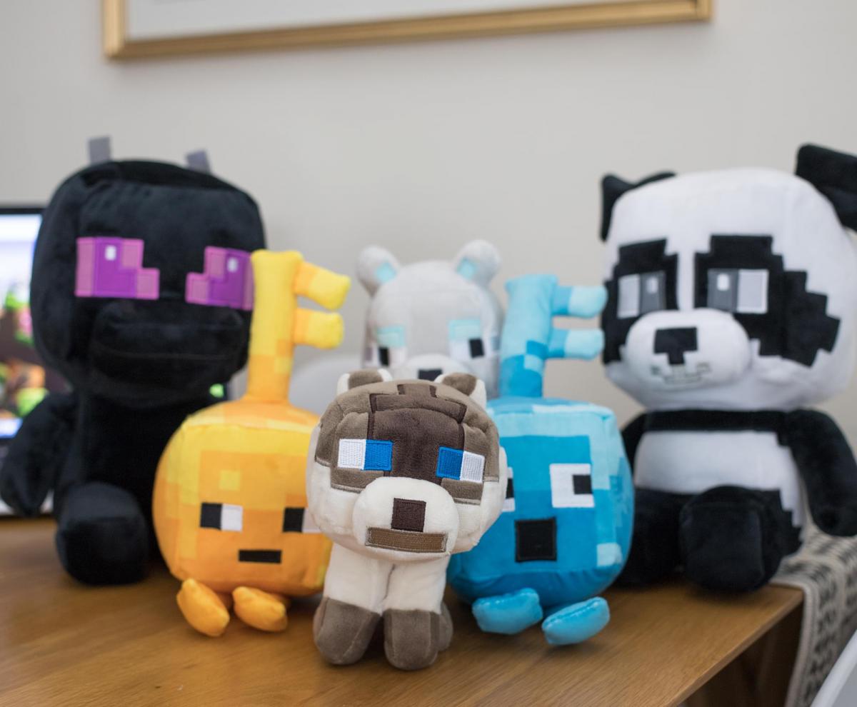 Minecraft 5.5 Inch Siamese Cat Plush picture
