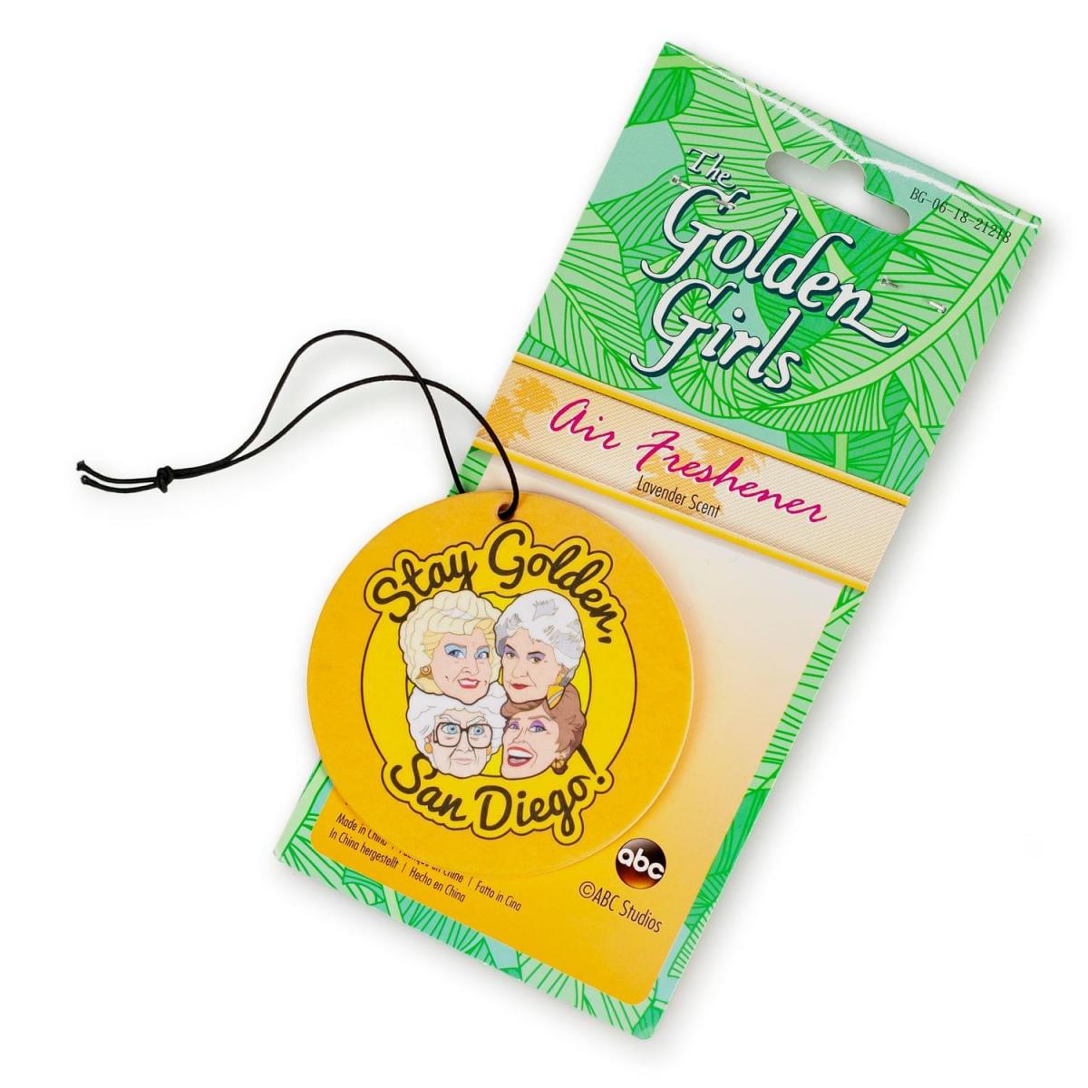 Golden Girls "Stay Golden" Air Freshner (SDCC Exclusive) picture