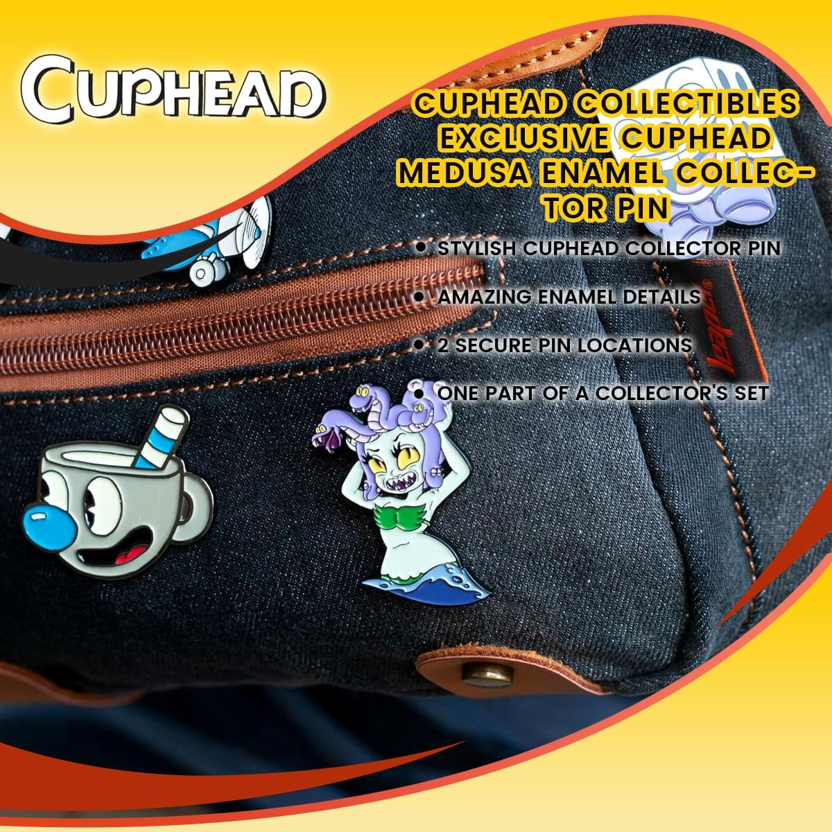 Cuphead Medusa Enamel Collector Pin picture