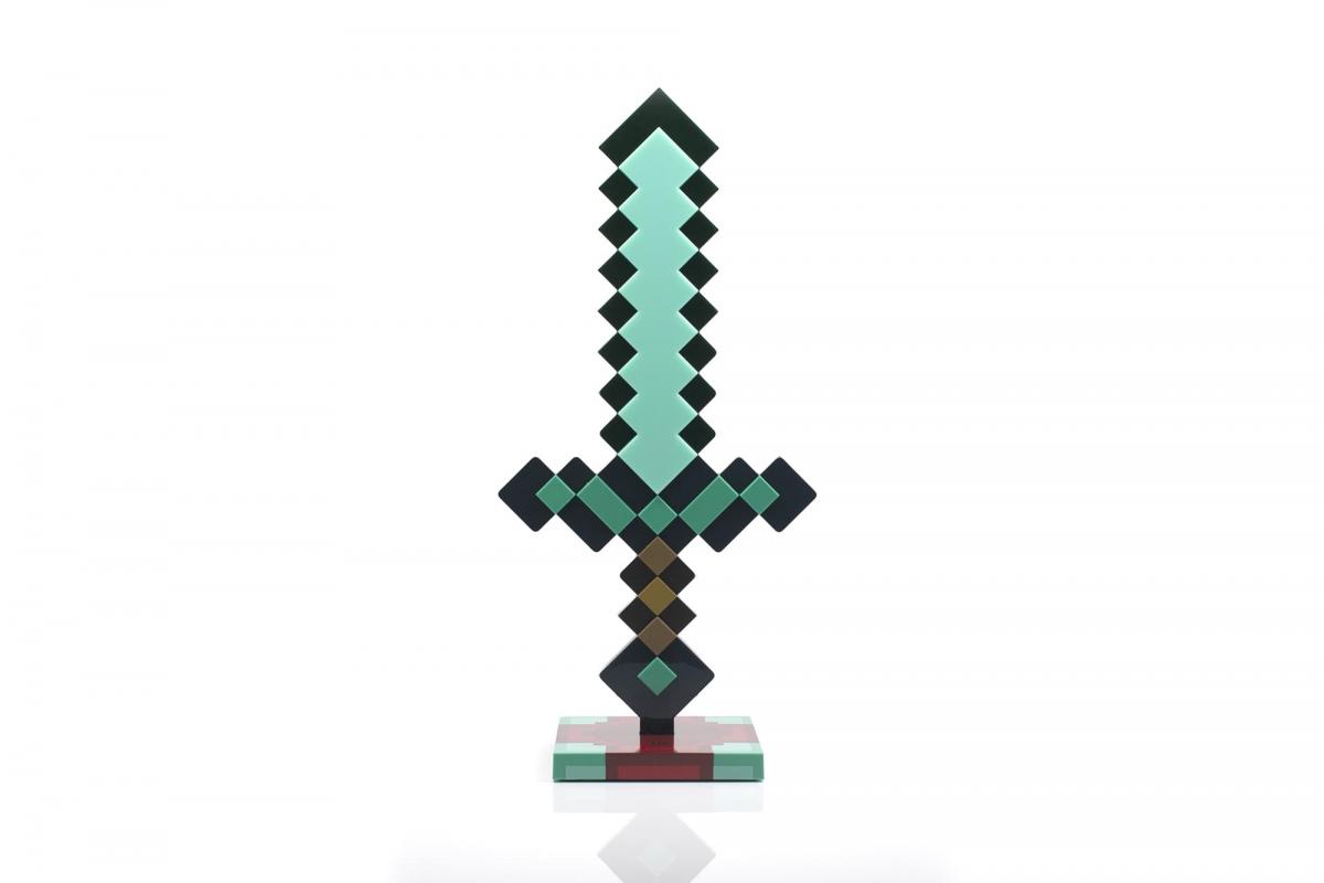 Minecraft Diamond Sword 14 Inch USB Desk Lamp picture