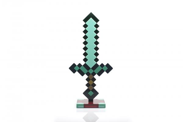 Minecraft Diamond Sword 14 Inch USB Desk Lamp picture