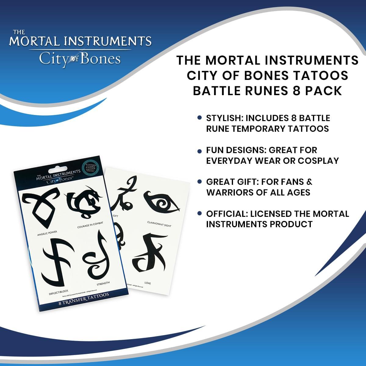 The Mortal Instruments City Of Bones Tatoos Battle Runes 8 P picture