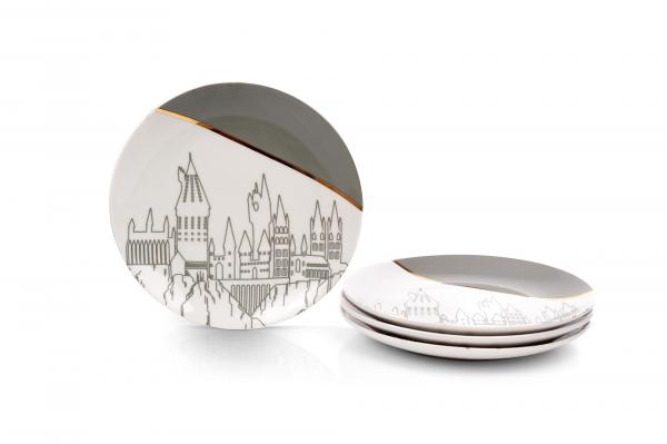 Harry Potter Hogwarts Small Ceramic Plates | Set of 4 picture