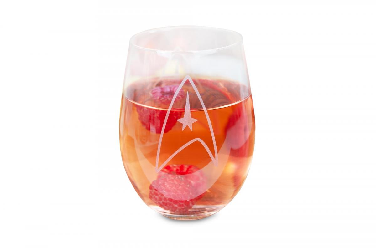 Star Trek 20oz Stemless Wine Glass | Command picture