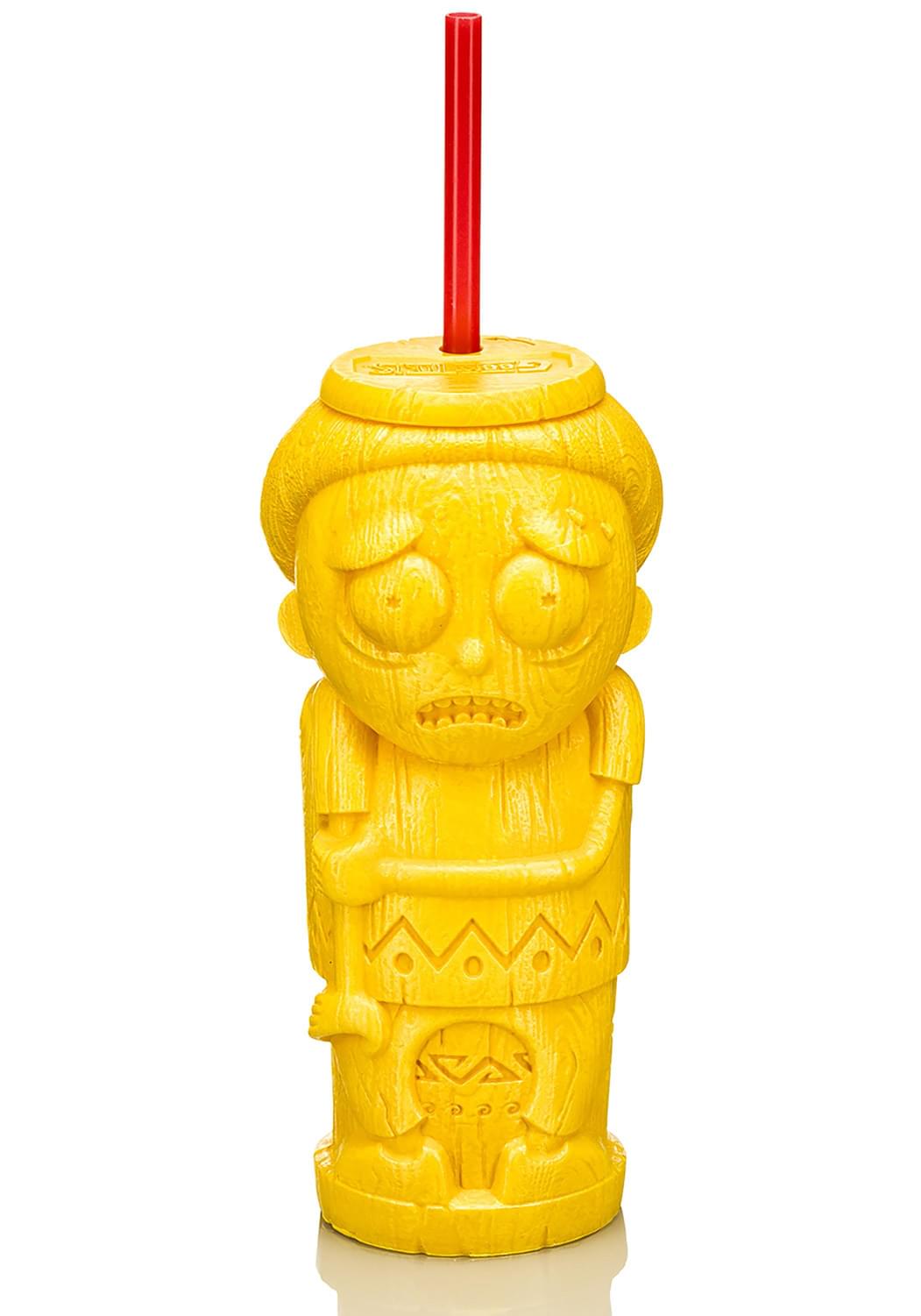 Geeki Tikis Rick and Morty Plastic Tumbler | Morty | Holds 21 Ounces picture
