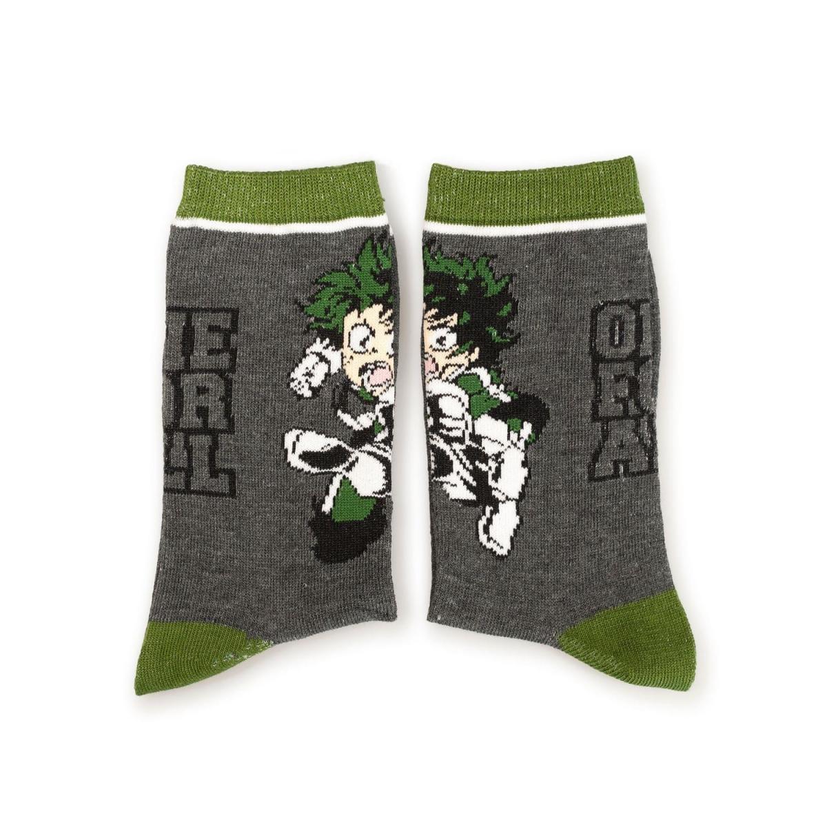 My Hero Academia Deku Adult Crew Socks picture