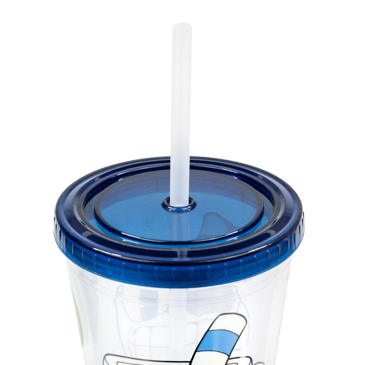 Cuphead One Rough/Tough Cup 16oz Carnival Cup w/ Straw & Lid picture