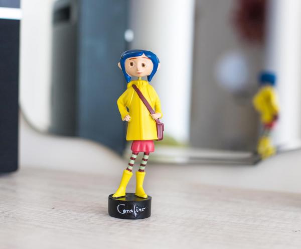 Coraline in Rain Coat 5 Inch Dashboard Dancer picture