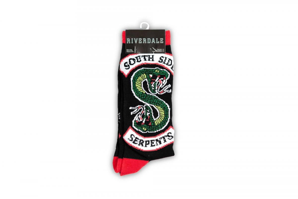 Riverdale Black Serpents Men's Casual Crew Sock | 1 Pair picture