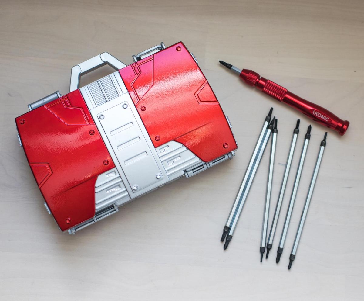 Marvel Iron Man 2 Replica Briefcase 7-Piece Screwdriver Set picture