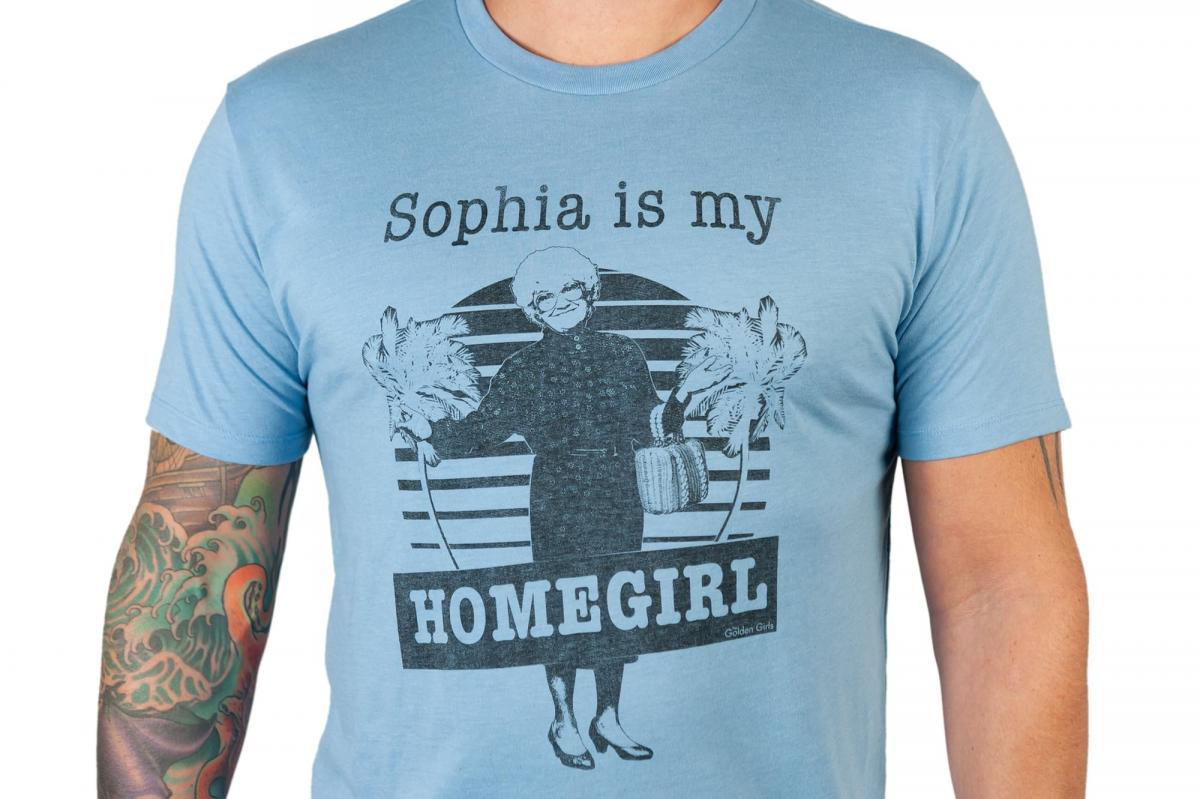 Golden Girls Sophia Homegirl Mens Light Blue T-Shirt | XXL picture