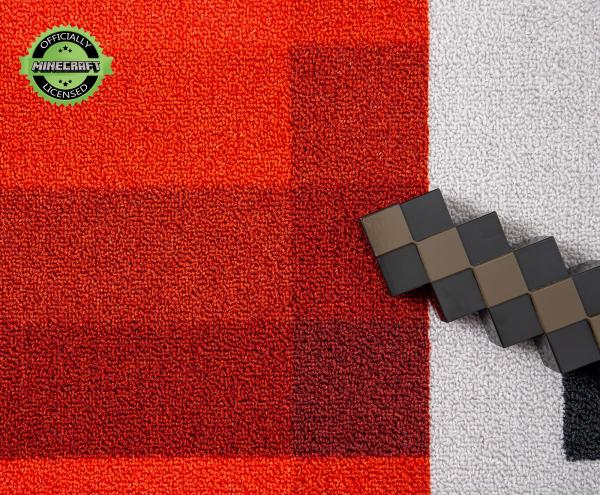 Minecraft Red TNT Block 52 Inch Square Area Rug picture