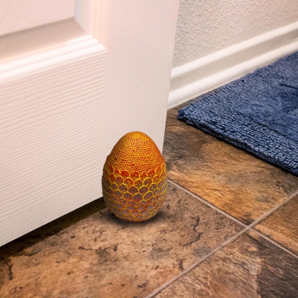Dragon Egg 4.5-Inch Resin Paperweight Prop Replica - Red picture