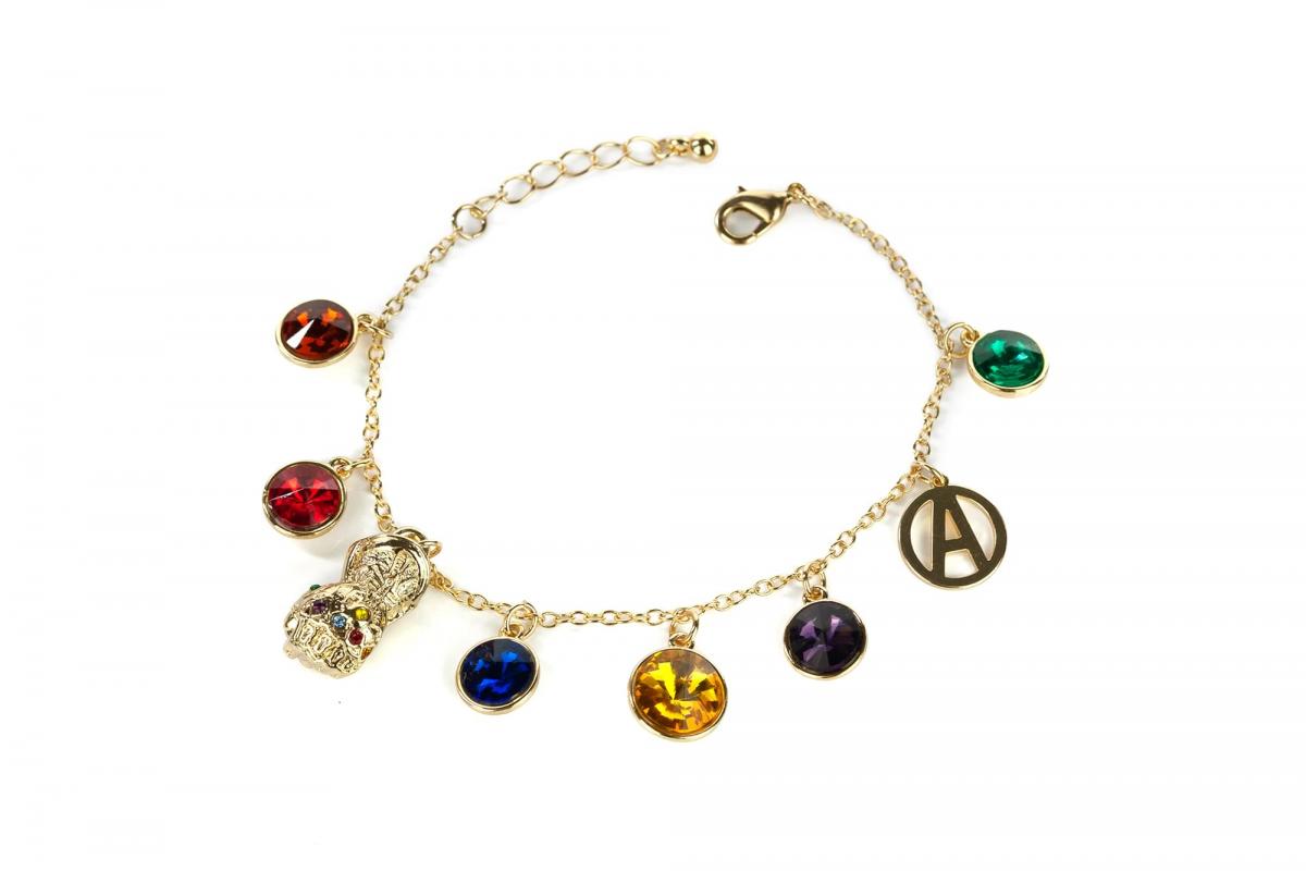 Marvel Avengers Endgame Infinity Stone Charm Bracelet picture